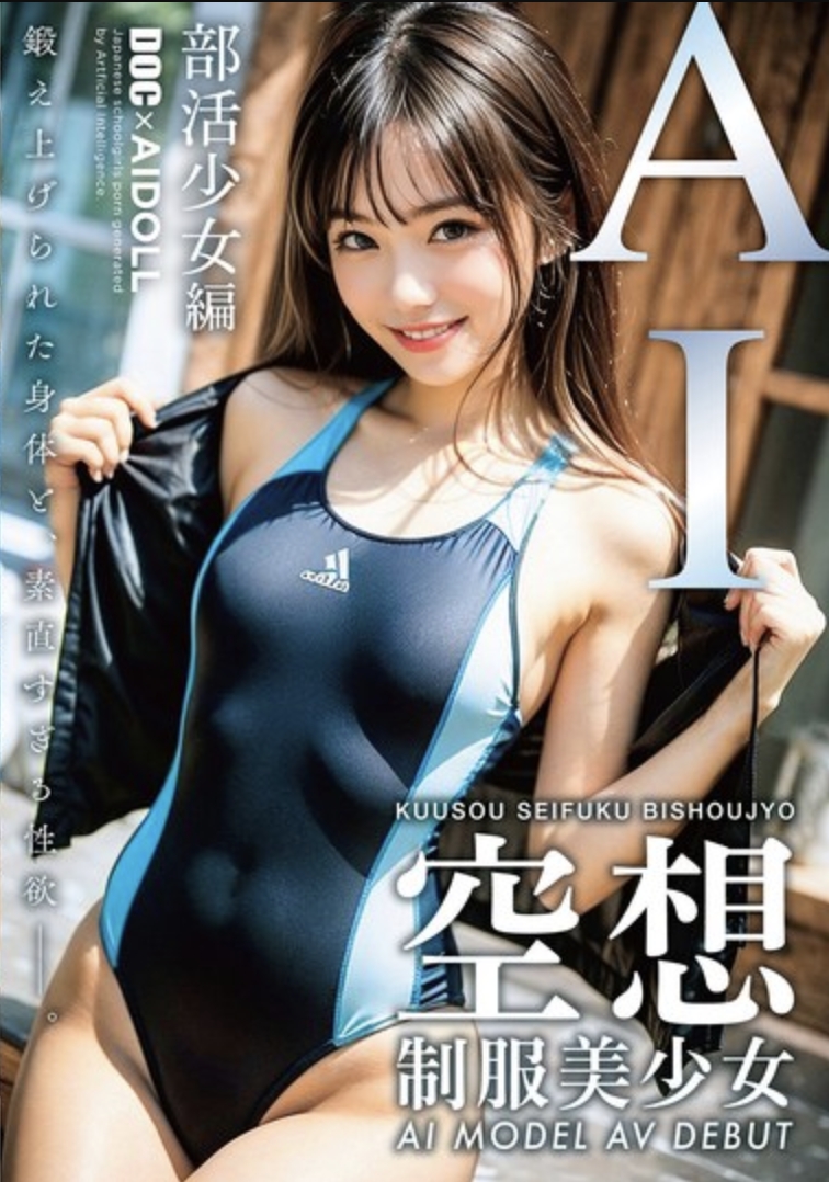นางแบบ AI สาวนักเรียนแฟนตาซี เปิดตัวครั้งแรกใน AV: ฉบับสาวคลับ
