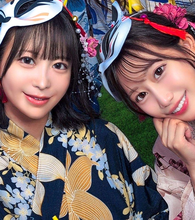 ไปจีบสาวสวยในชุดยูกาตะที่งานเทศกาลฤดูร้อน! เหล่าชายหนุ่มแห่กันมาหาเรือนร่างอันอ่อนล้าของพวกเธอเพื่อร่วมกิจกรรมทางเพศหมู่! [รุรุ/ยูอิ/อากิริ/ฮินาโกะ] เวอร์ชัน รุรุและยูอิ