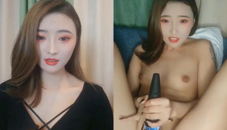 小穴準備好了!按摩棒震動讓穴持續放鬆!