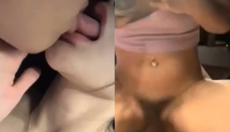 我吻過妳的臉,妳的愛液流在我車上~