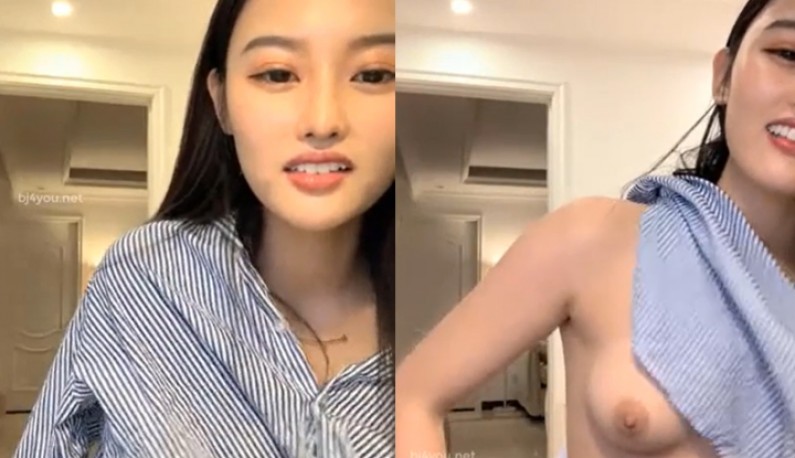 黑長直妹妹的淫蕩職播!聊一聊衣服就自己脫了!