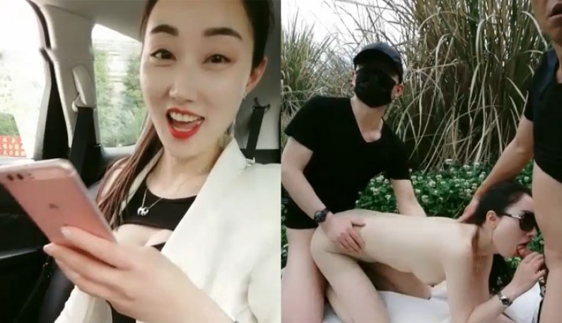 騷少婦開直播到野外3P啪啪,小哥哥在後座就已經忍不住要少婦咬咬啦❤