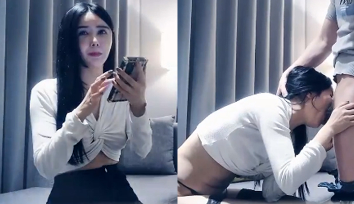 Gao Yanqian sweet sister said that she will send deep throat and mouth blowing after payment in action ~