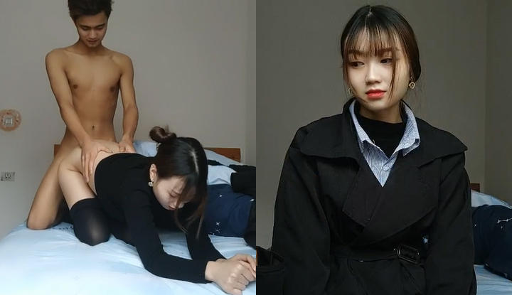 This time, she successfully seduced her innocent sister to fuck in bed.