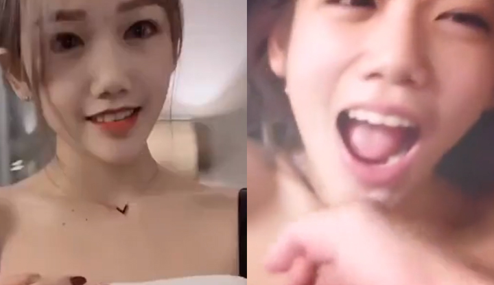 [Taiwan] SWAG chinhbaby's actual battle with a gun friend comes out~ A lot of semen blows her in the mouth!