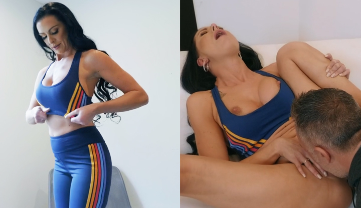 [歐美] 教練的雞巴好硬，只好讓我來幫你了！