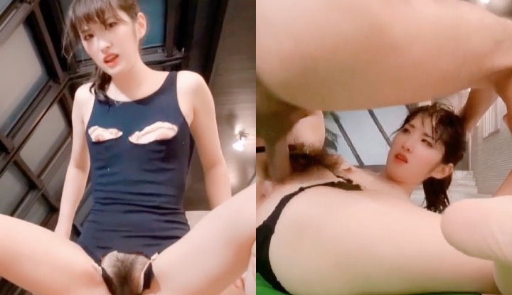 (ญี่ปุ่น) สาวน้อยน่าเย็ด เอากันริมสระครางดังเวอร์