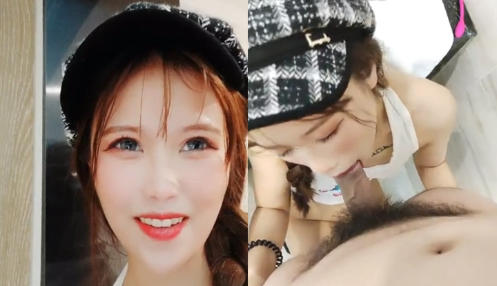 เปิดห้องที่โรงแรม ก็ประเดิมห้องน้ำก่อนเลย ลูบหีแบบนี้มันก็เสียวอะหีแฉะเลย