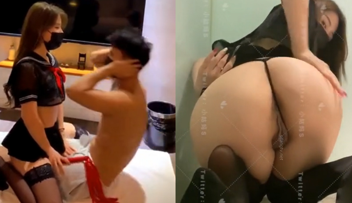 超美推特氣質小姐姐『小姑媽S』,與男友的日常運動