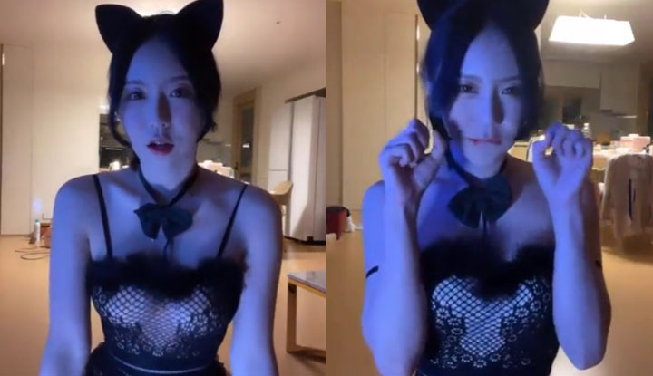 (เกาหลี)  แมวสาวยั่วสวาทอัดวิดีโอยั่วหนุ่มๆอยากพากลับบ้านไปเย็ดโทษฐานทำตัวยั่ว