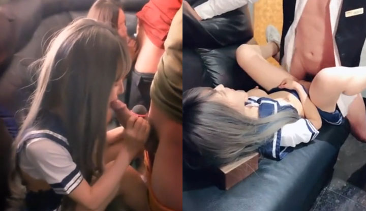 [台灣] SWAG linlinbebe～和素人同學一起勾引KTV服務生