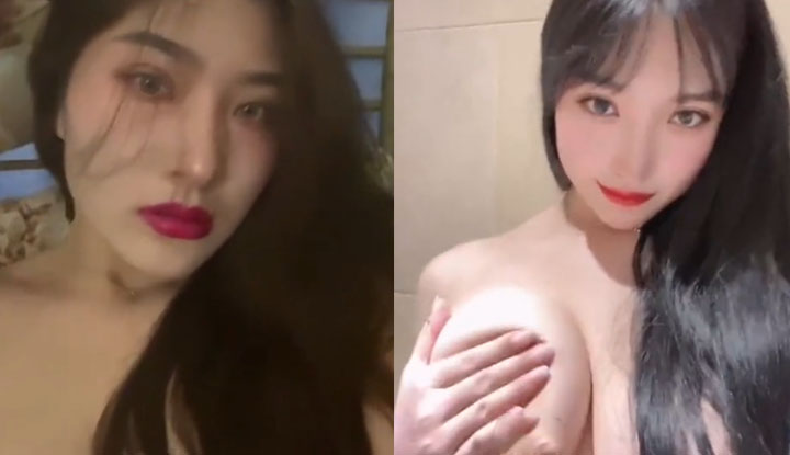 網曝門事件~極品網紅模特,脫衣露奶視頻流出