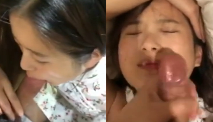 漂亮女友愛吃雞~還得了一臉精華當保養