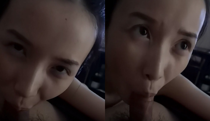 小女友真容易滿足,肚子餓餵她吃肉棒就眉開眼笑的~