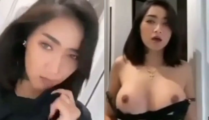 [泰國] 男友不在家就可以偷偷耍色露奶，起立蹲下淫蕩熱舞真是性感～