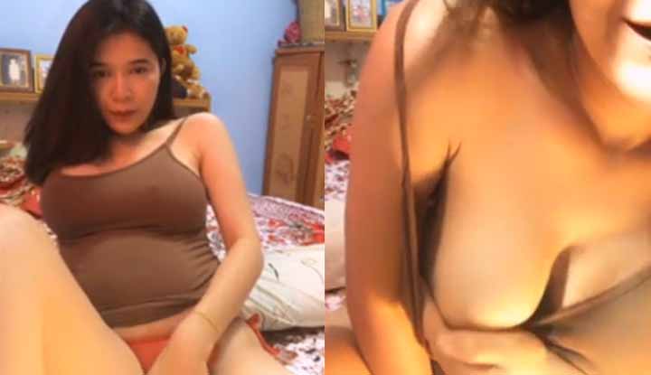 cute girl Little Idol live, tease, fuck, tight tits, shake big breasts, look horny.