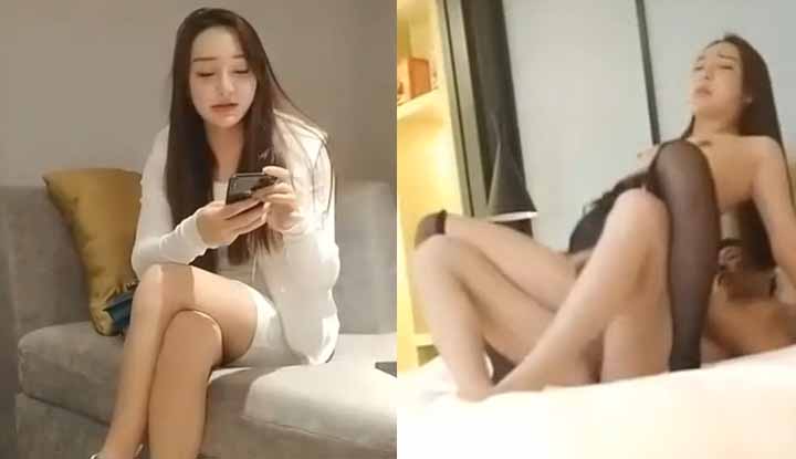 約了個性感長髮妹子啪啪~穿上情趣裝黑絲69口交抽插猛操