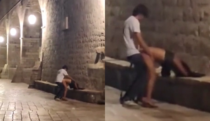 [歐美] 洋人情侶真懂玩～深夜到《冰與火之歌》拍攝場景打一場史詩級野砲～