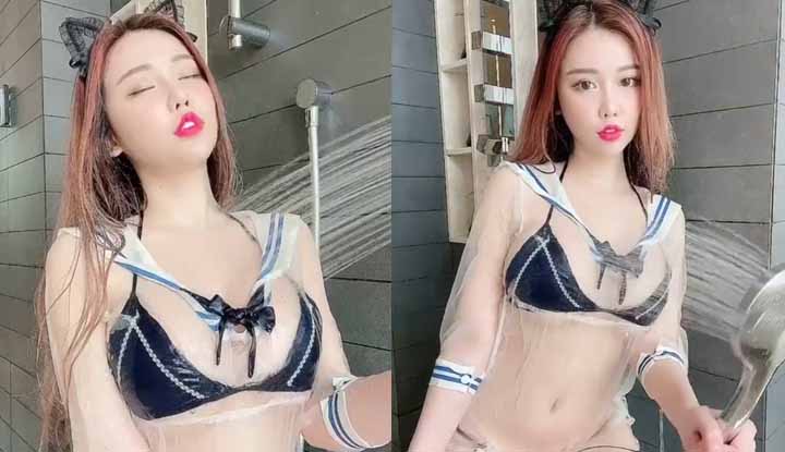 [Singapore] Jenna Chew ~ Come in and see the sexy wet back show