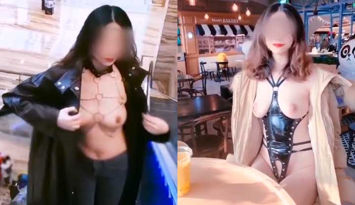 The wife who likes to show her breasts everywhere~ I really want to know where she is