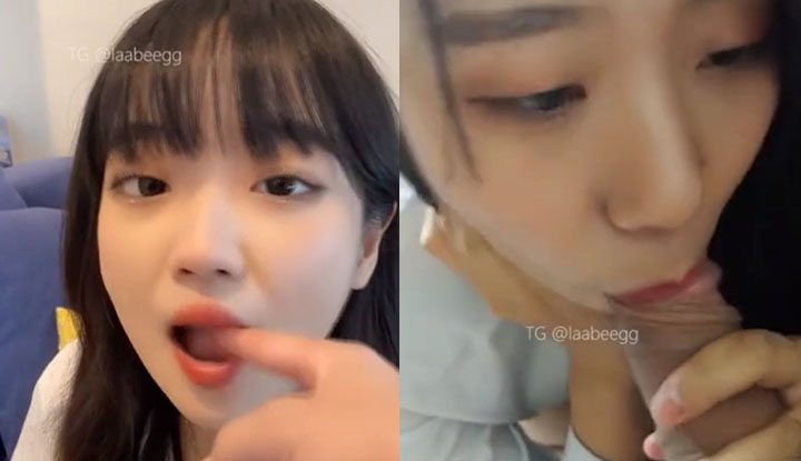 Feeding JK girlfriend french fries but she actually wants to eat my big dick~ I'm also very happy to see her eating with gusto