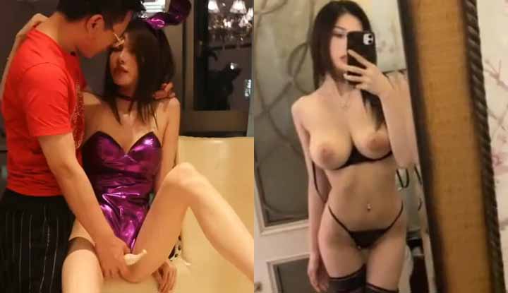 The chief model Xia Xiyao's best private shot and her husband's sex flow out