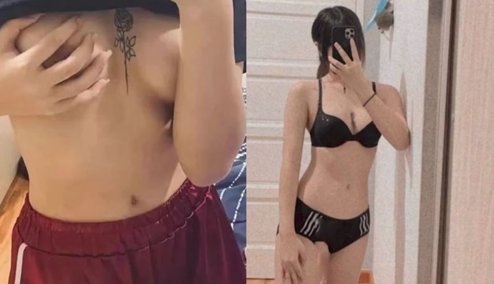 [Taiwan] Tattooed hot girls take selfies in private