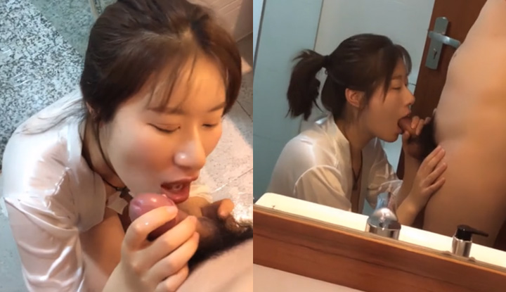 Candidly take pictures of my girlfriend eating dick ~ she looks really beautiful