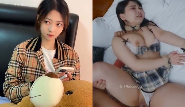 當我對女朋友說我想要有個寶寶,她直接掰開她的騷屄要我射進去