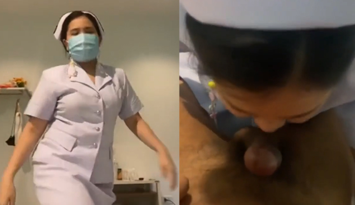 คลิปหลุด onlyfan natty_horny น้องนัทตี้พยาบาลสาวนัดเย็ดกับอดีดคนไข้ที่โรงแรมพึ่งเลิกงานก็รีบไปหาควย เย็ดสดขย่มควยอย่างเด็ด