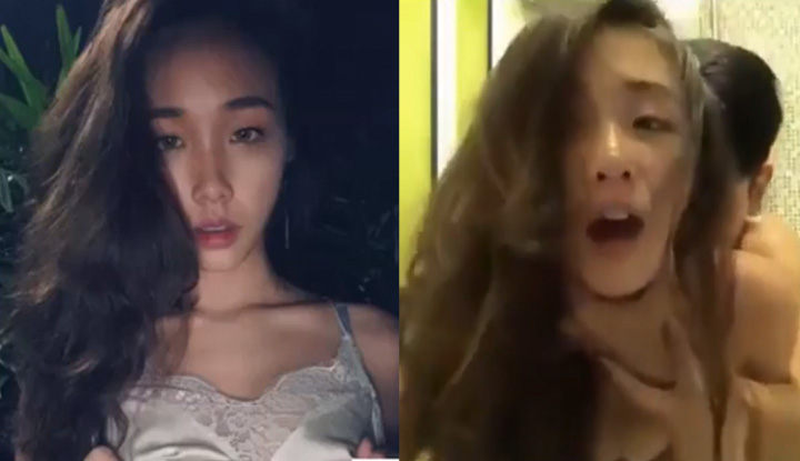 Namorada linda e sedutora das Filipinas~ fazendo amor apaixonado com o namorado em fotos privadas.