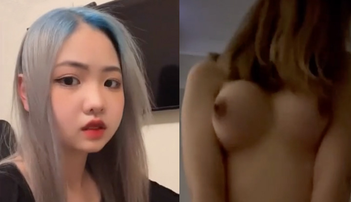 [Taiwan] Sexy private shots of hot girl with big tits flow out~ After hardening the mouth of the cock, she rides on it by herself, making her tits so sexually aroused~