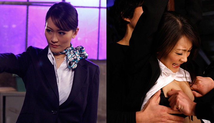 [หนังโป๊ญี่ปุ่นไม่เซ็นเซอร์ ]   แอร์สาวโดนกลั่นแกล้งจนหลอน ให้ทำอะไร เธอก็ยอมทั้งนั้น