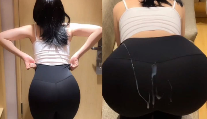 Met a villager's wife in a gym and asked her to fuck and she was so horny that her panties were wet.