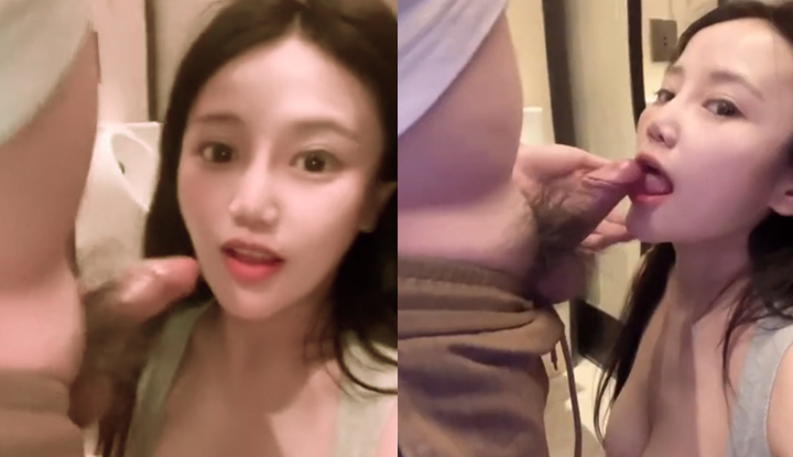 大眼正妹自拍吃雞~露出兩顆美乳好誘人