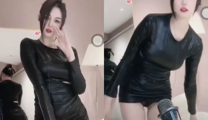 a tiktok beauty's hot dance accidentally exposed her underwear; she was completely unaware and thought she had suddenly become a viral sensation.