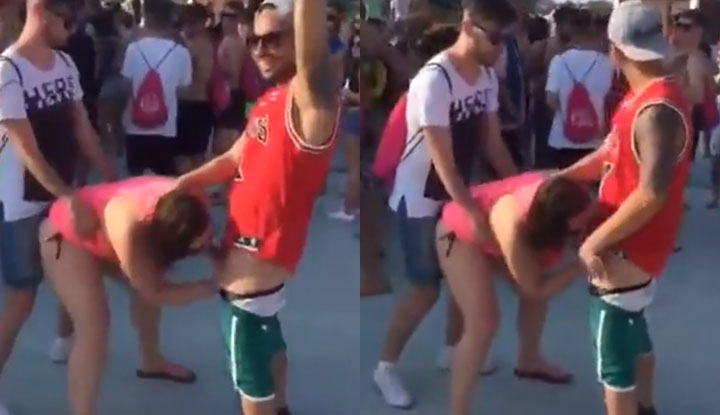 [Châu Âu và Châu Mỹ] Mọi người đều xuống đường trong cuộc diễu hành tình dục, nhưng việc quan hệ tay ba ngay trên đường phố là điều không bao giờ mong đợi.