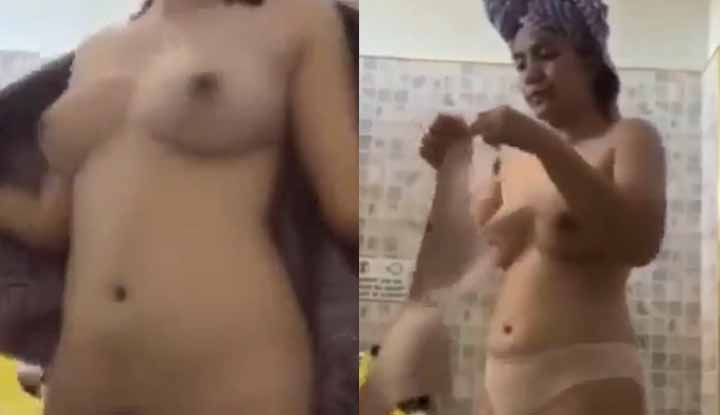 [菲律賓] 大奶熟女貴妃出浴，裸身露奶全都錄