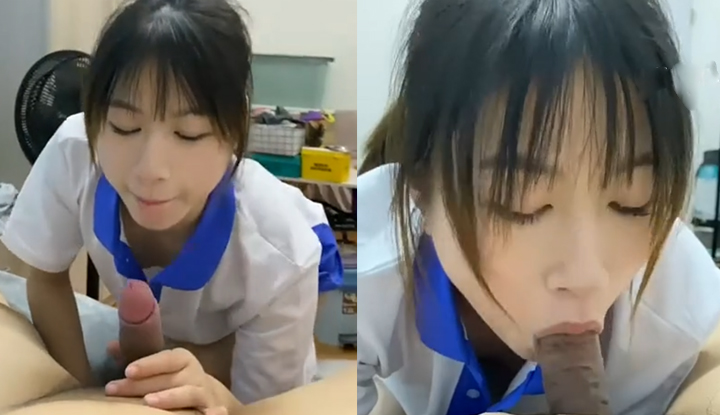 情色少婦歡歡,看到雞巴就趕緊跑過來吃