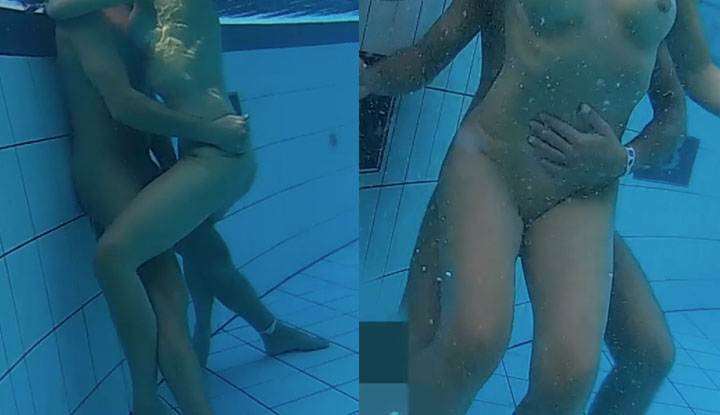 Swimming in the pool feels especially comfortable.