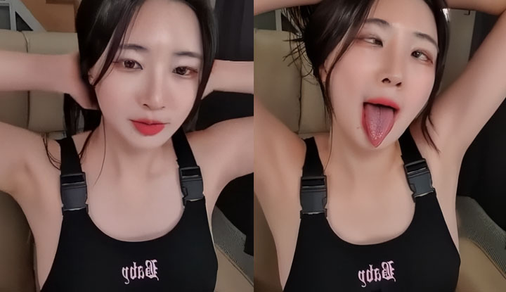 [韓國] 性感少女的淫蕩直播，露出把自己玩壞的阿嘿顏