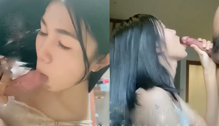 คลิปหลุด moji_76 น้องโมจิสาวสวยงานดีจับผัวโม๊คควยจนเสียว ต่อด้วยขึ้นขย่มบดควยให้รัวแล้วมาจับชักรัวๆจนน้ำแตกเลย