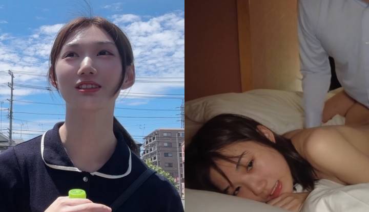 [FC2] 19-year-old slender beauty brings boyfriend to hotel for intimate encounter (FC2-PPV-4517034)