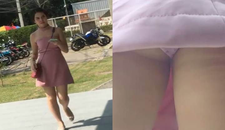 [泰國] 和姐姐約會當然要偷看小褲褲的吧