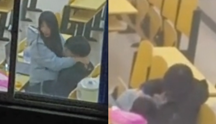 山西師範大學教室門事件大學生情侶教室口交做愛遭偷拍引全校瘋傳!