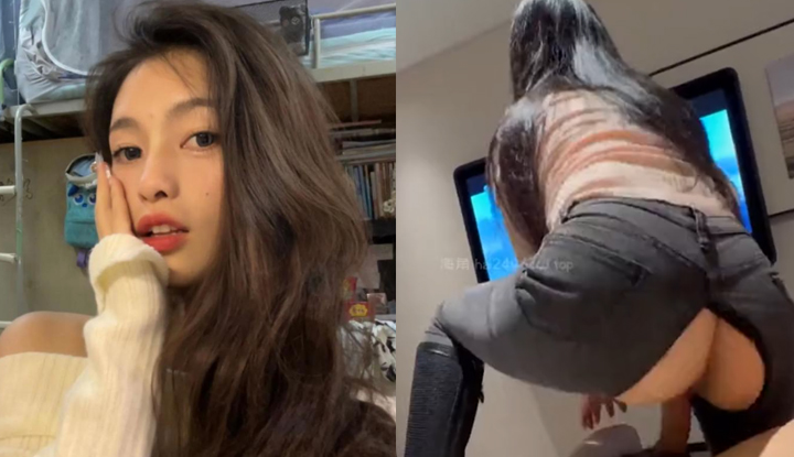 Incest between siblings on National Day, the best gift is for my sister to wear crotchless pants and let me fuck her!