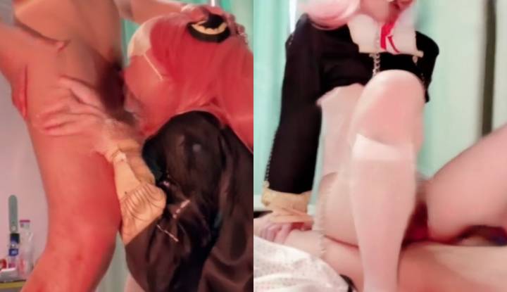 穿著這身小學制服，是不是讓哥哥更加興奮了？