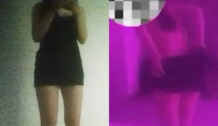 when you're out of town, of course you have to invite a younger girl to a restaurant for some fun.