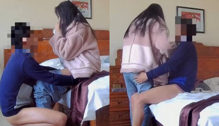 為了我的成績,只好答應老師和他約會了