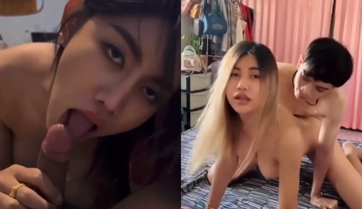 [Thailand] Thoughtful girlfriend with big breasts will even help clean up after sex!